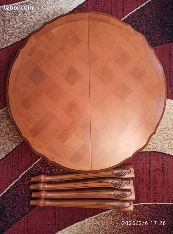 Table avec rallonge 6 places (image 4)