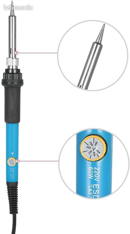 Fer a Souder 60W Etain de Précision avec Température (image 3)