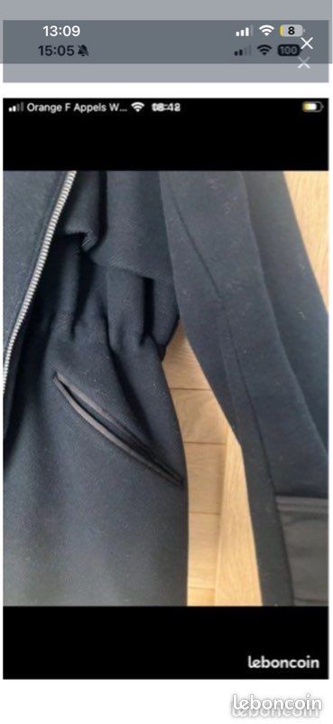 Veste Sandro 40 marine neuf (image 10)