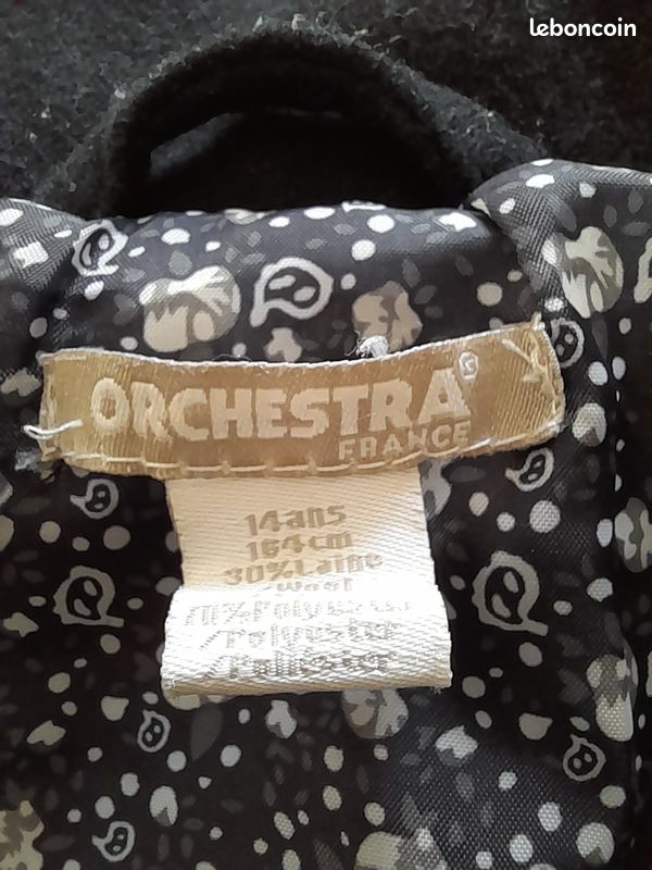Manteau à capuche amovible Orchestra 14ans (image 9)