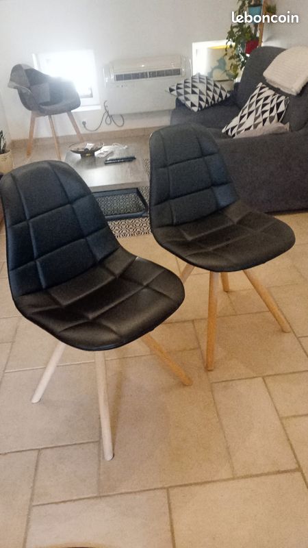 2 chaises scandinaves (image 3)