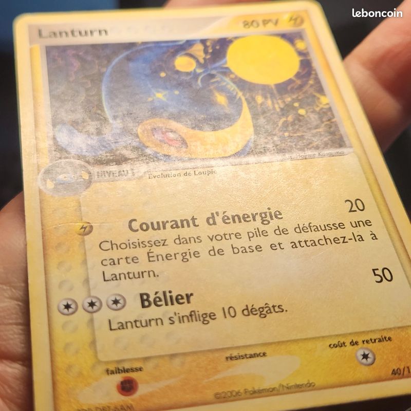 Carte Pokémon Lanturn 40/115 - EX Forces Cachées (image 2)