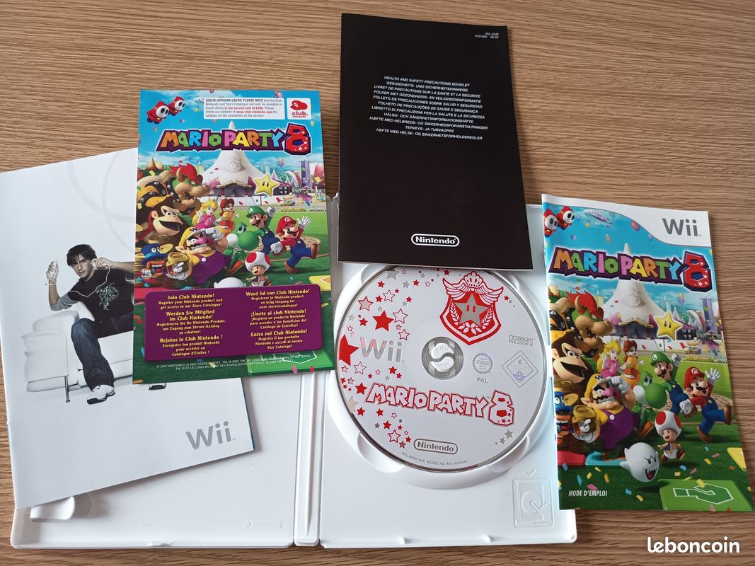 Lot 2 jeux Wii - Mario Party 8 + Lapins Crétins - Complets (image 3)