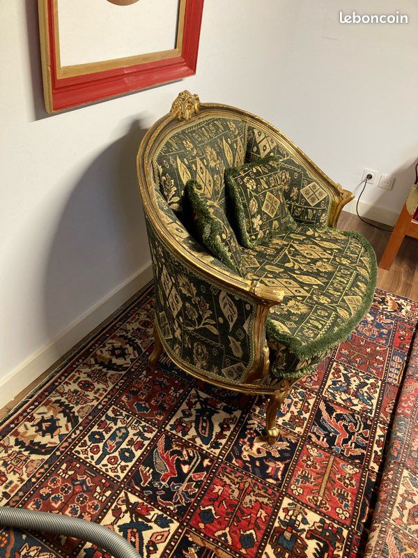 Banquette canapé style Louis XV (image 3)