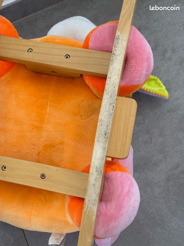 Vache à Bascule Funny Farmers Nattou Bébé Enfant Peluche Douce Jouet Éveil Motricité TBE (image 18)