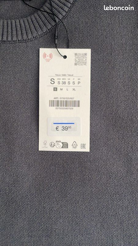 Pull zara gris (image 3)