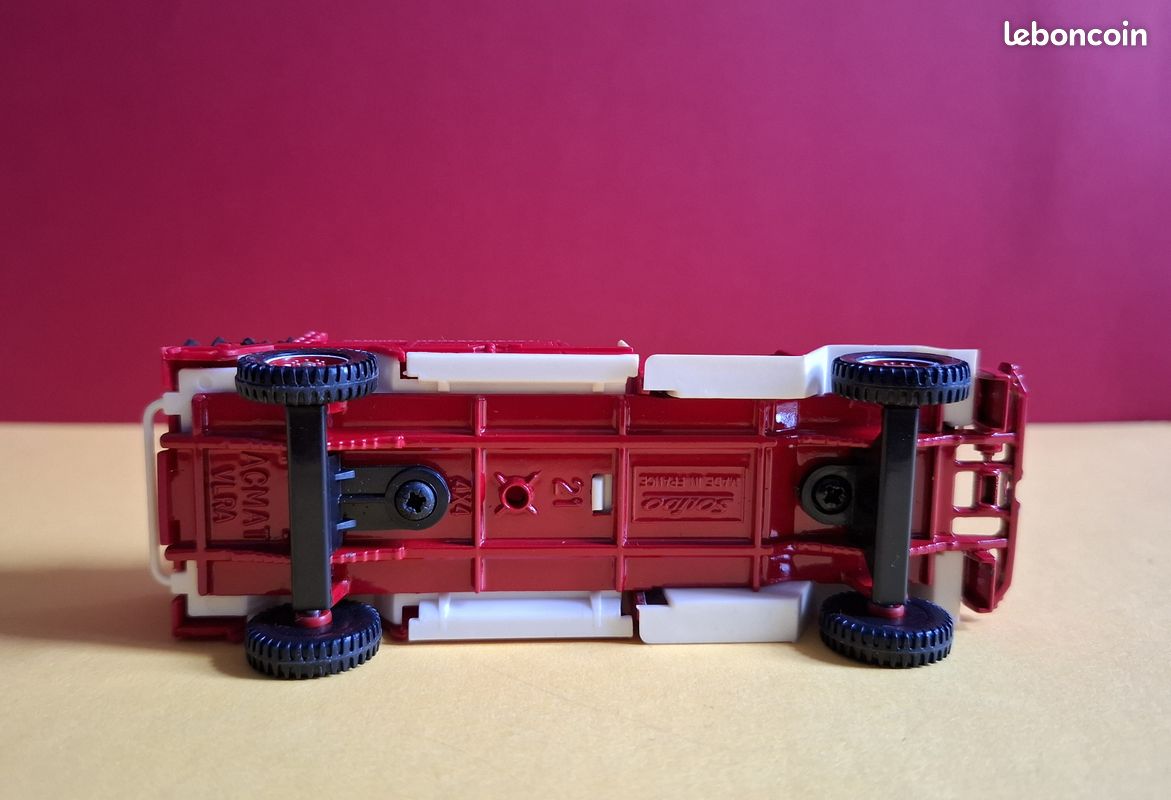 Pièces Détachées Véhicule Pompiers ACMAT 1/50 - Rétroviseurs Rouges Pour CEF 2 - Modélisme Résine