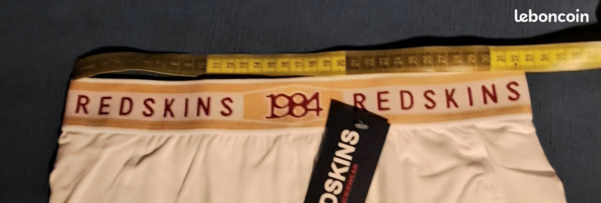 Short Intérieur Blanc Redskins - Taille S - Neuf Avec étiquettes