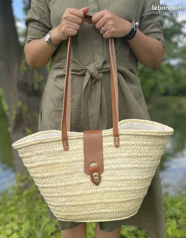 Anses Sac Panier Cabas Sac Cabas Panier Ã Provision En Paille Sac