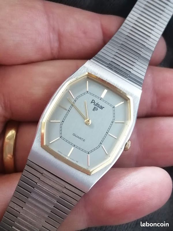 Montre Bracelet Vintage PULSAR Pour Femme - Mouvement Quartz électronique - Occasion En Très Bon état