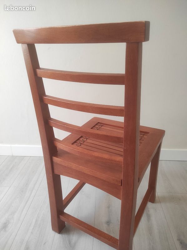 Table a manger +. Chaise bois exotique (image 3)