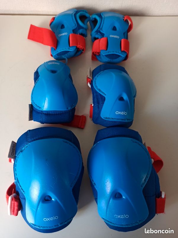 Set De Protections OXELO Decathlon - Rose - Équipement Complet Occasion (femme)