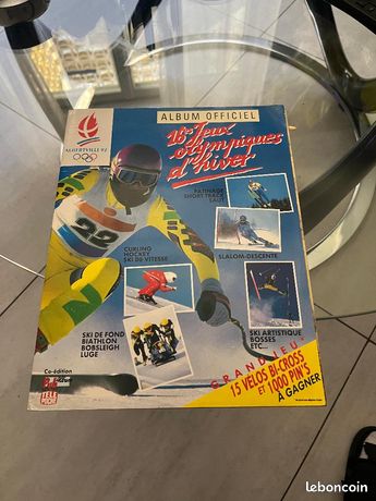 Image Sticker Vignette n°153 Jeux Olympiques hiver JO ALBERTVILLE 92 PANINI 1992