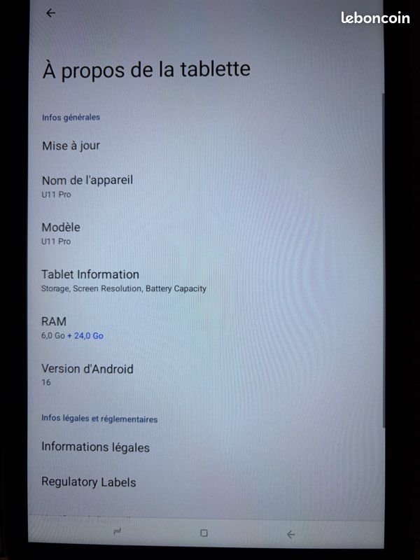 Tablette Doogee U11 pro vip (image 2)