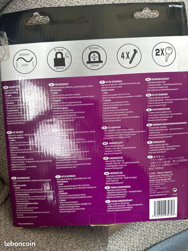 Kit Câble sécurité (image 2)