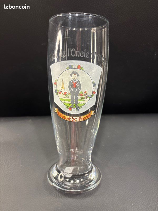 Verre à bière oncle Hansi « la saint pierre « (image 1)
