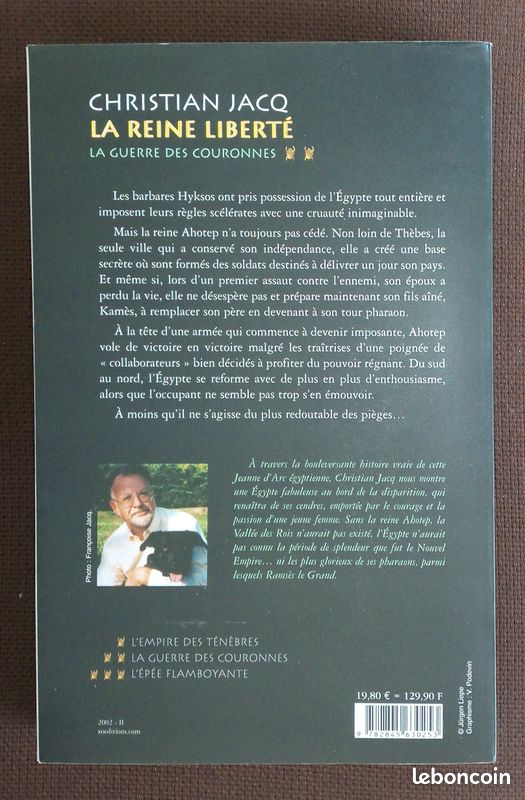 Trilogie La Reine Liberté Christian Jacq (image 7)