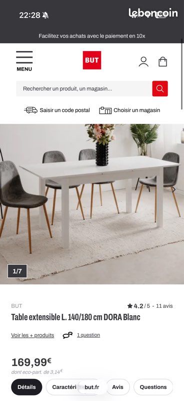 Table à manger (image 1)