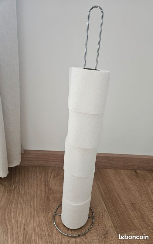 Support/porte papier wc/pq/toilette (image 1)