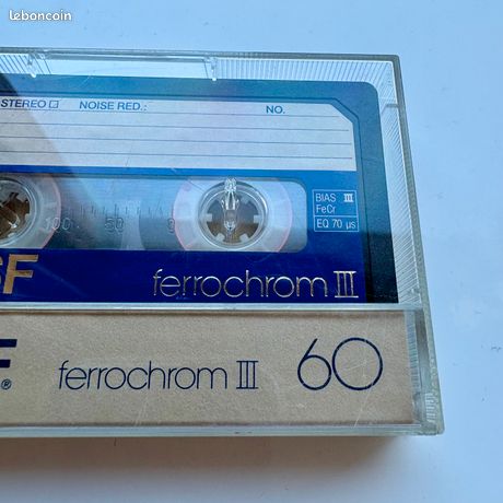 3 Cassettes Audio Vierge BASF Ferro Extra I 60 Minutes - Sous blister