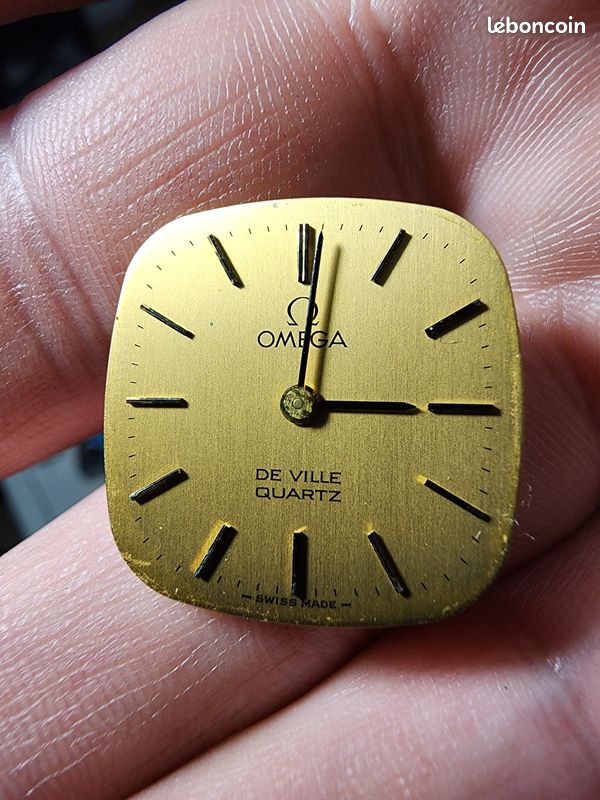 Omega De Ville Quartz vintage or 18k 750 boîtier coussin fonctionnelle (image 20)