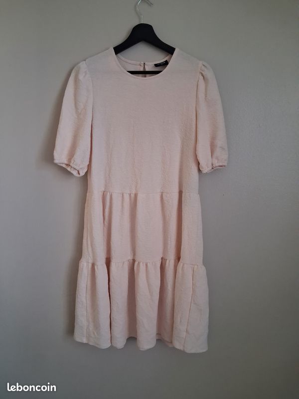 Robe Comptoir Des Cotonniers Rose En Coton - Taille 38 - Occasion Très Bon état