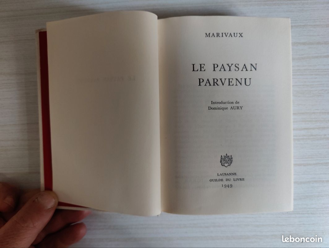 Livre ancien, Marivaux, Le paysan parvenu, édition à tirage limité de 1949 (image 7)