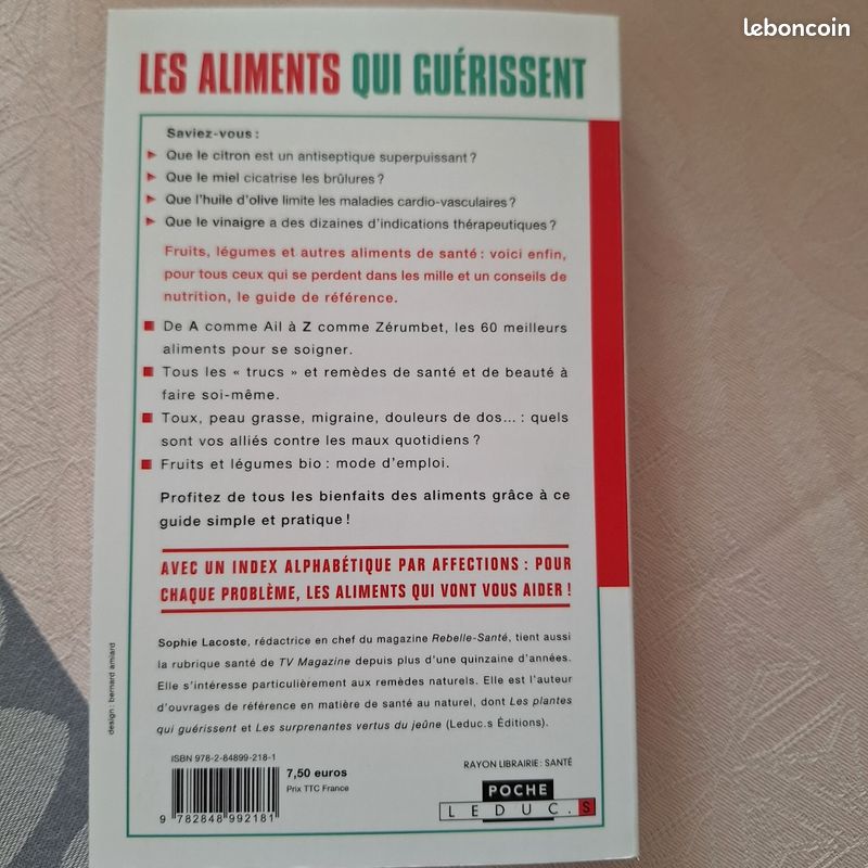 Livre "LES ALIMENTS QUI GUÉRISSENT" " (image 2)