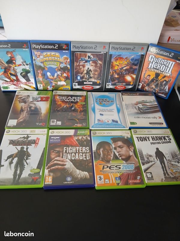 Lot De 13 Jeux Vidéo – PS2, PS3, Xbox, Wii – État Bon – Inclus Pokémon (PC?)