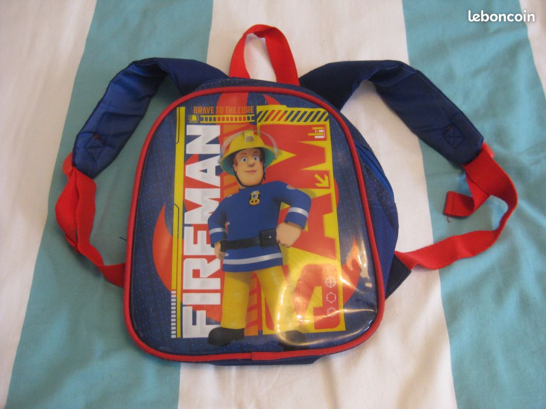 Petit sac à dos enfant pompier Sam Jeux Jouets