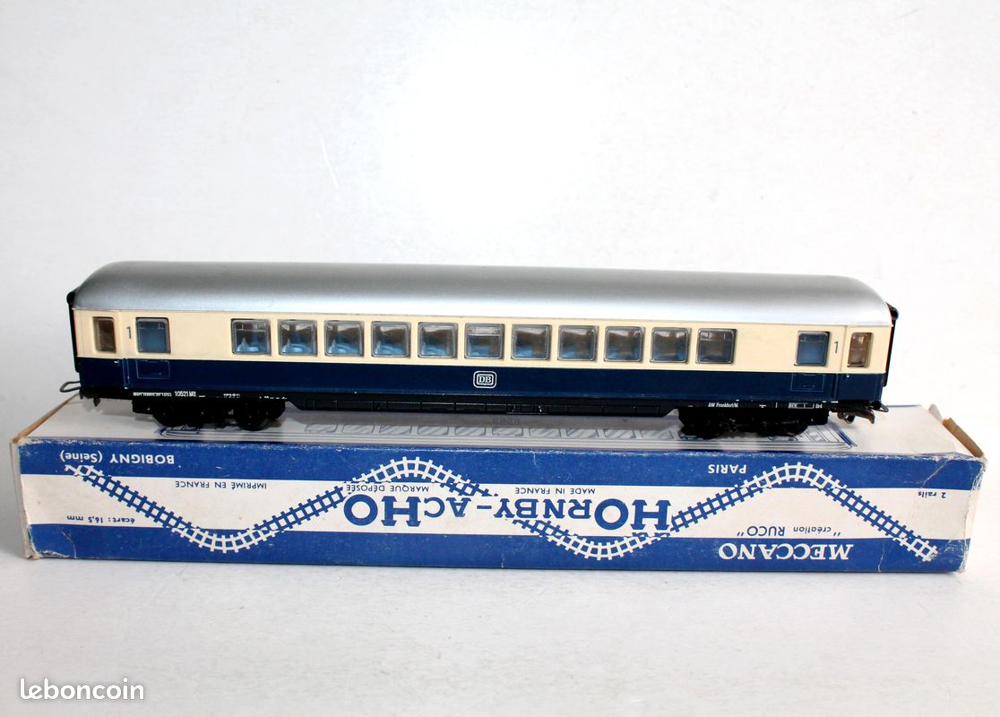 Roco 44747 Voiture Voyageurs 1ère Classe DB Bleu Foncé/crème - Neuf