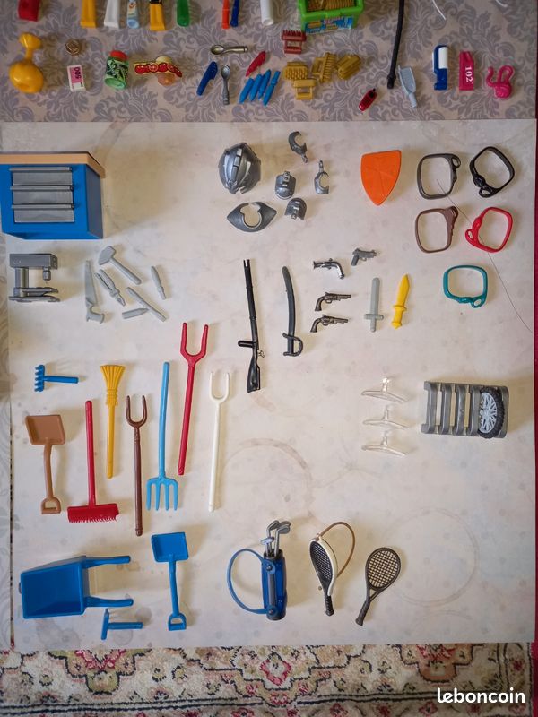 Lot Playmobil personnages accessoires (image 3)