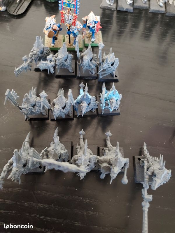 Lot figurines Warhammer Hommes Lézards / Séraphons V8 - Jeux & Jouets