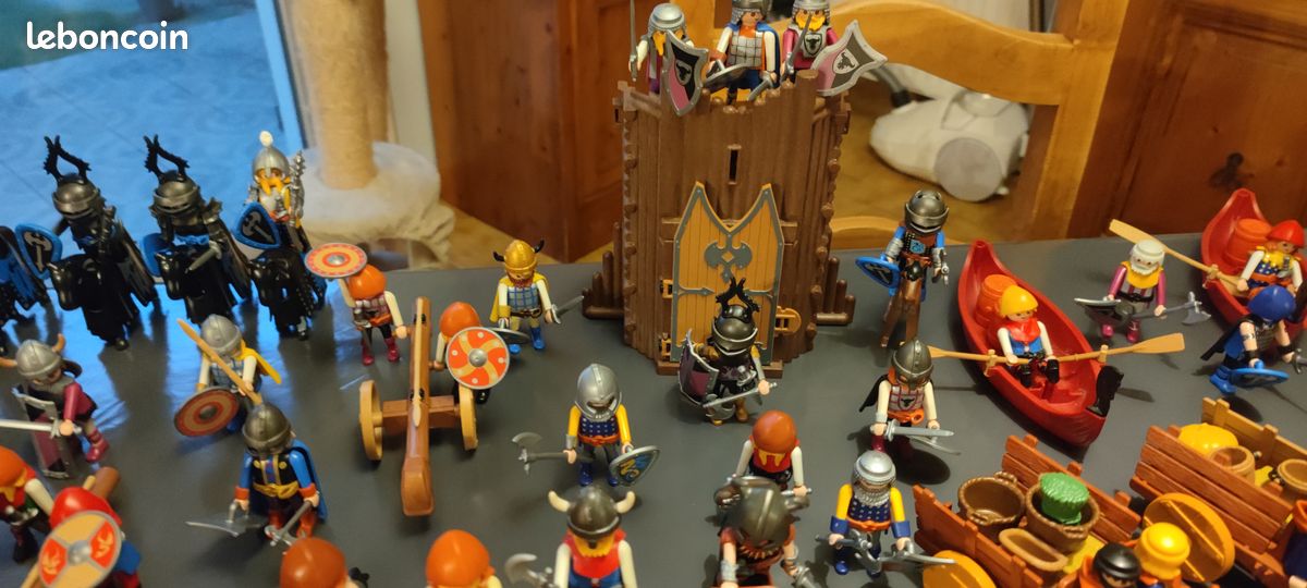 Lots Playmobil viking personnage accessoires (image 10)