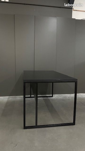 Bureau design noir 140x80 (image 2)