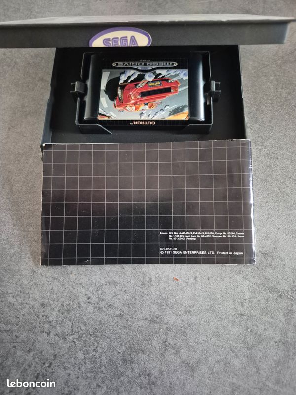 Ficha Técnica de Outrun para Sega Mega Drive - Genesis | Museo del