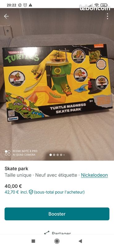 Skate park tortue ninja (image 1)