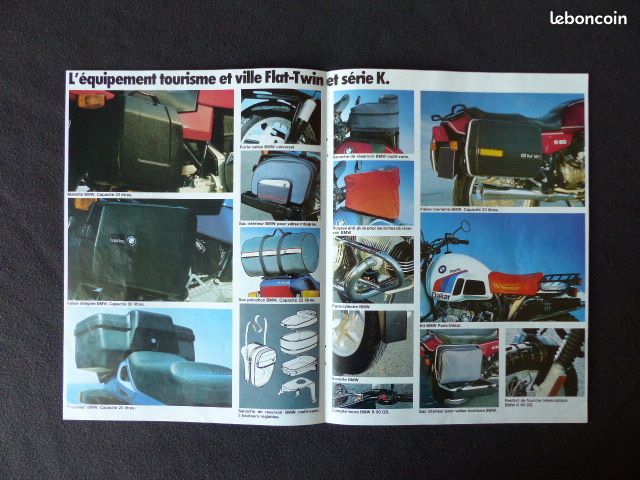 Ancienne publicité moto BMW gamme Accessoires (image 1)