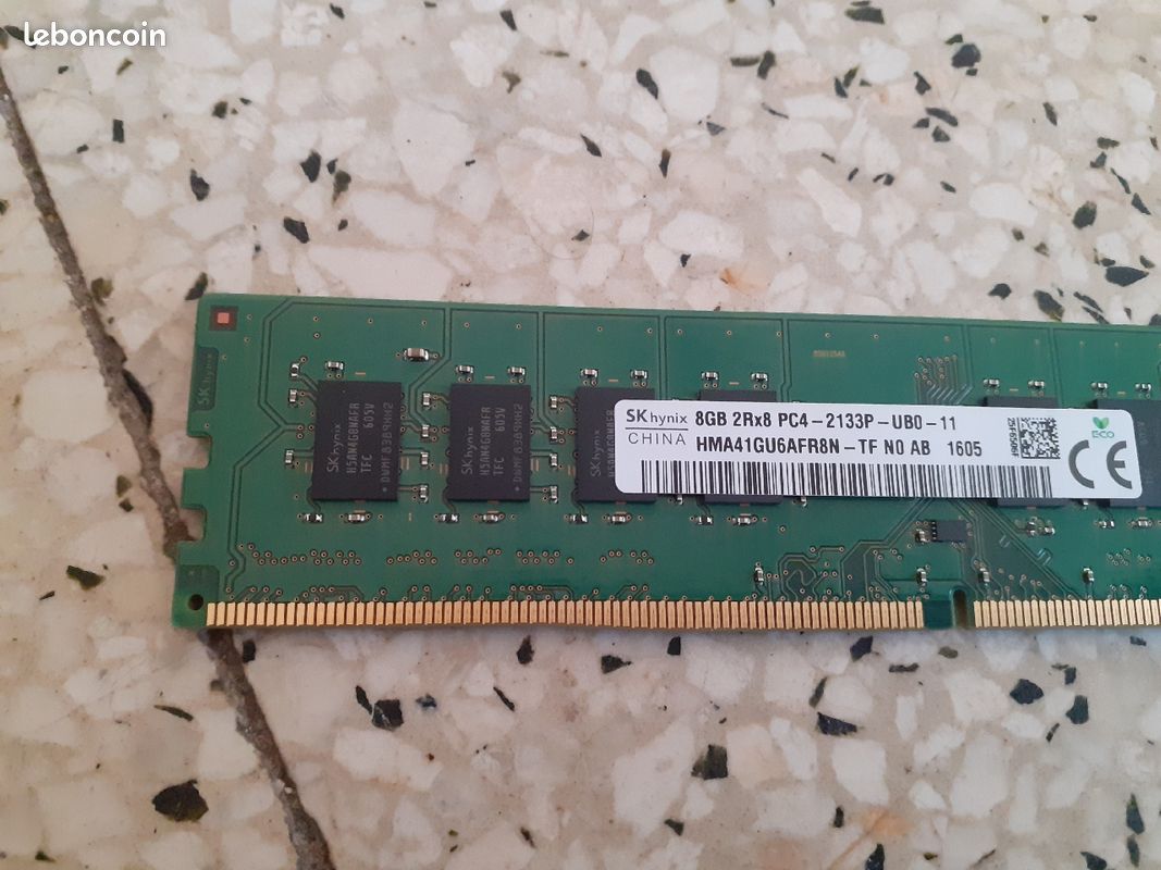 Barrette RAM 8gb ddr4 (pour pc fix) (image 2)