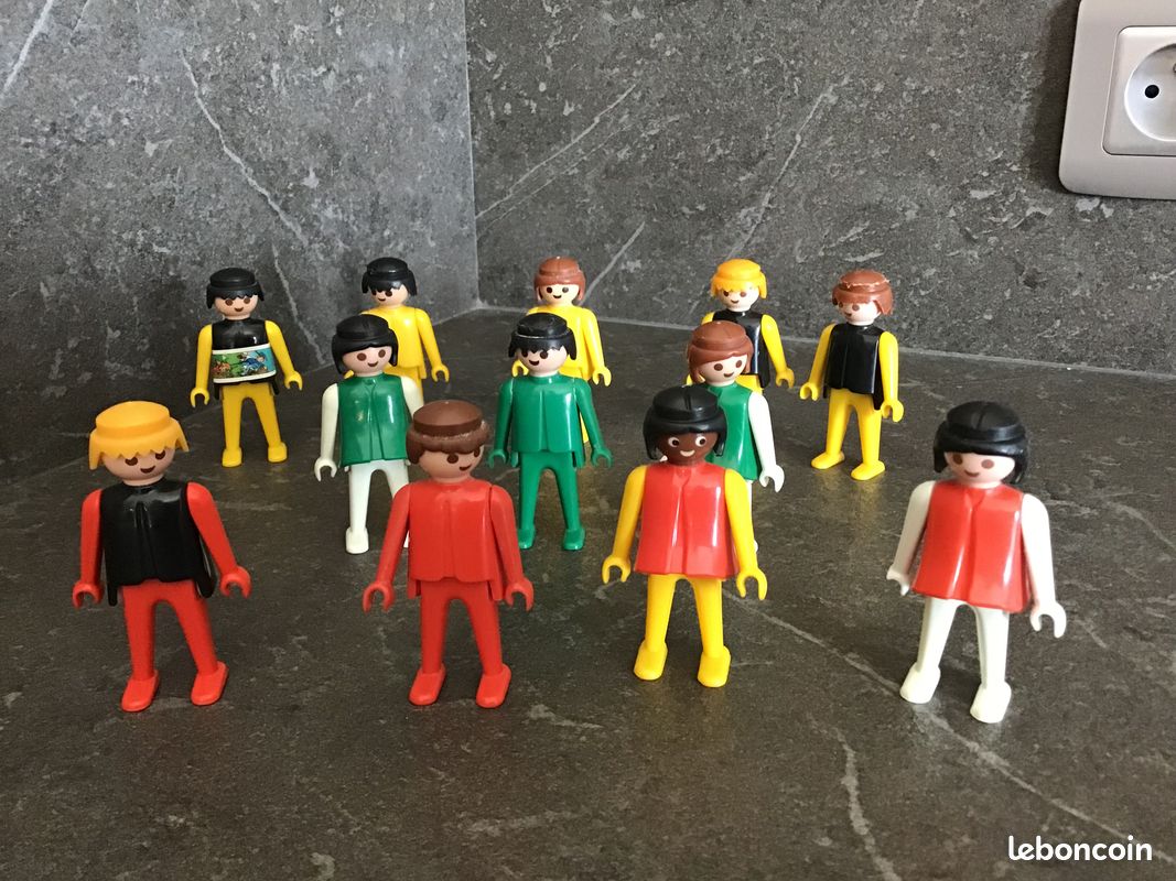 Rare Playmobil Vert Vintage Pastel - 1974 - Collection