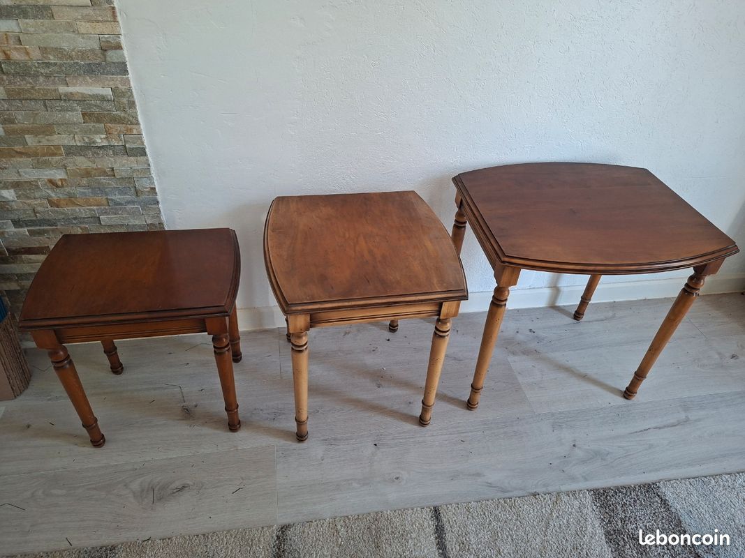 Tables gigognes bois (image 1)