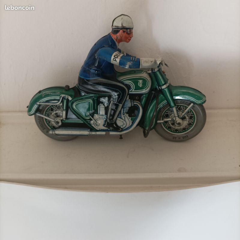 Mascotte Moto Ancienne Terrot - Objet Vintage Pour Mobylette Et Collection