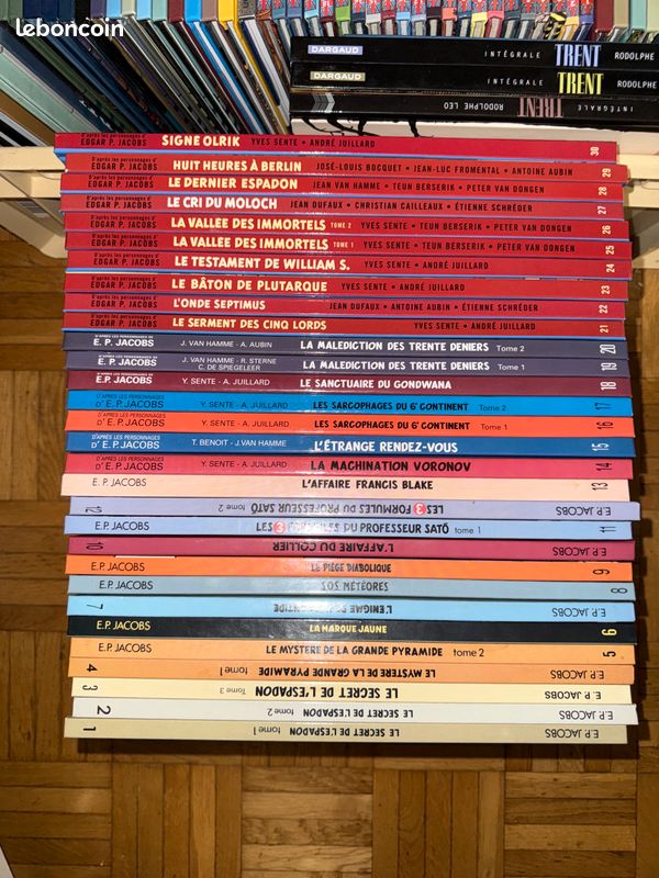 Bd collection intégrale BLAKE ET MORTIMER complet 1 a 30 (image 1)