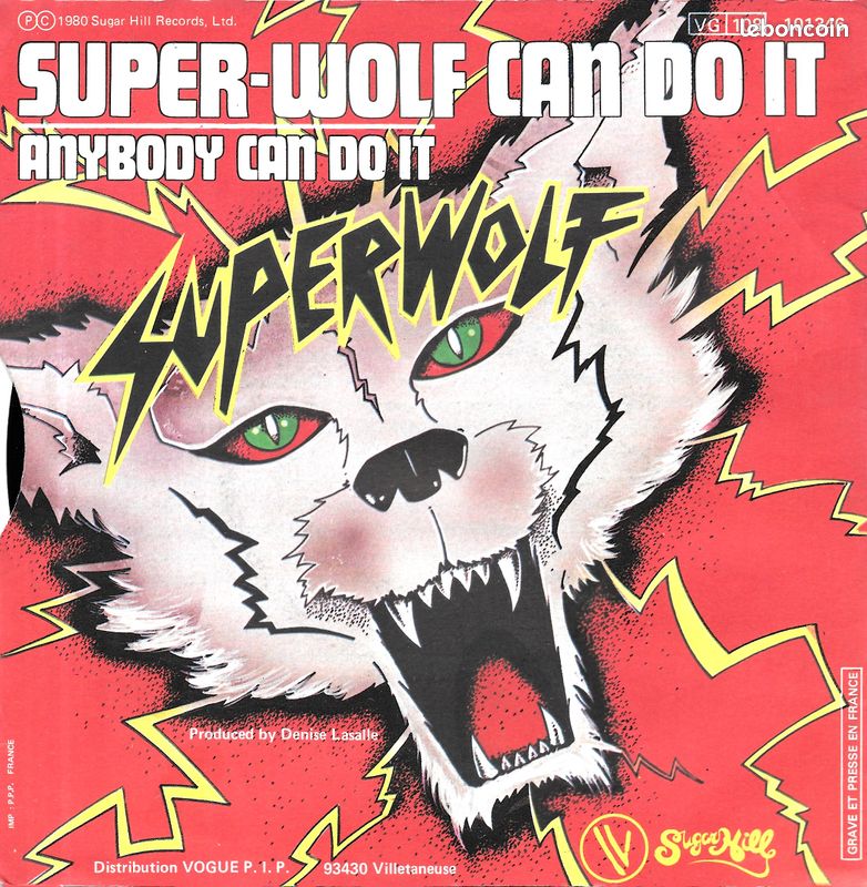 Super Wolf (SuperWolf) - Super Wolf Can Do It / Anybody Can Do It [Vinyle 45 tours 7"] 1980 (image 2)