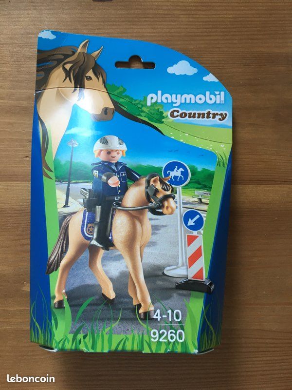 Playmobil country Policier à cheval_9260 (image 1)