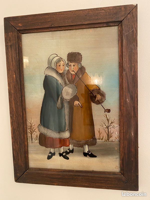 4 tableaux peinture sur verre (image 1)