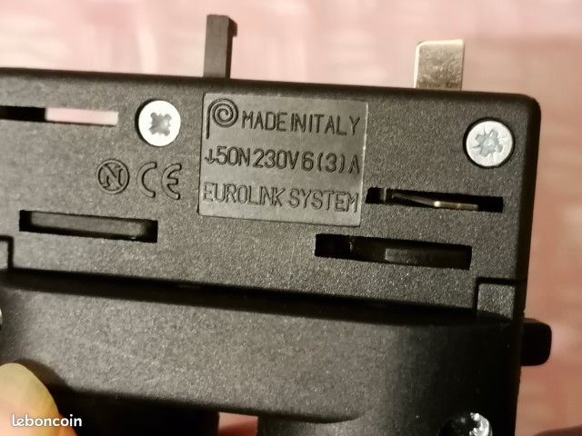 3 spots sono directionnels eurolink system pour rail d'éclairage (image 4)