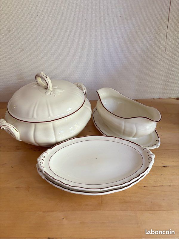 Service de table ancien villeroy & boch – charme campagne (image 1)