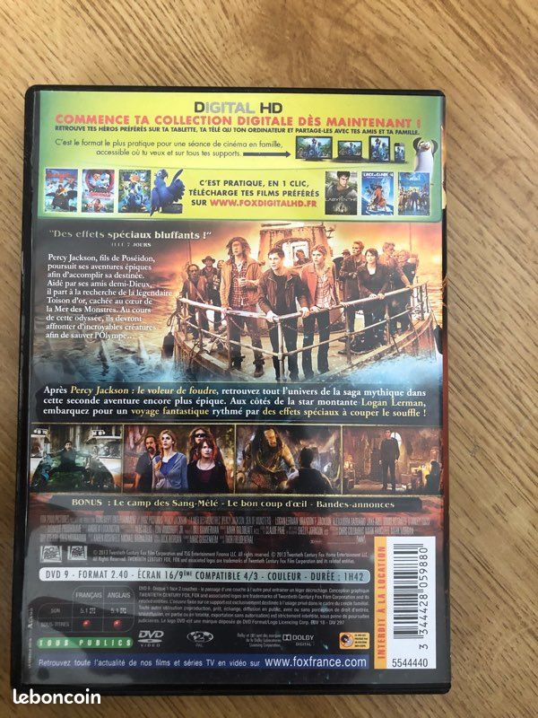 Dvd Percy Jackson (image 2)
