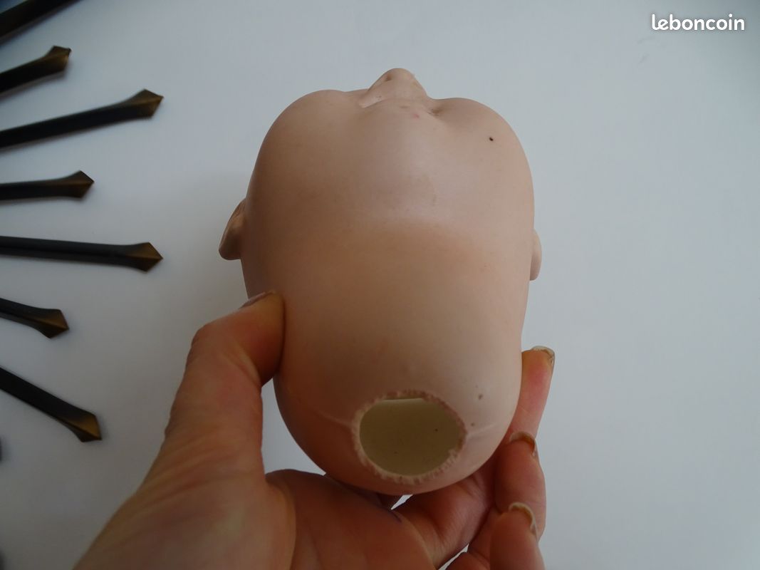 POUPEE JUMEAU ANCIENNE Tête Porcelaine Corps A Restaurer Medaille D'or Paris EUR 255,00
